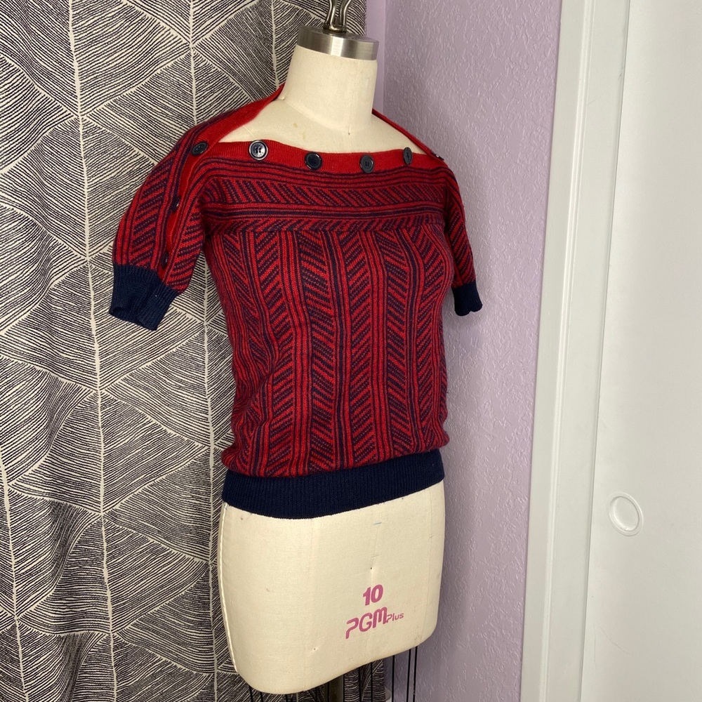 Marc Jacobs wool herringbone sweater